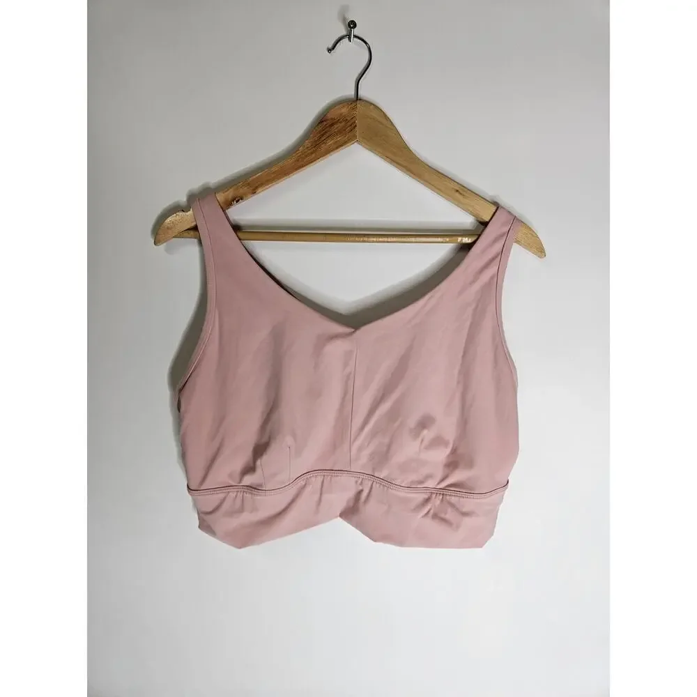 Duluth Trading Co Pink Sports Bra 1X
